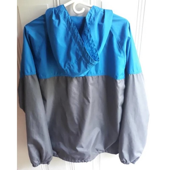 Walt Disney World Full Zip Hoodie Windbreaker Rain Jacket Blue & Gray Size M - Picture 2 of 16